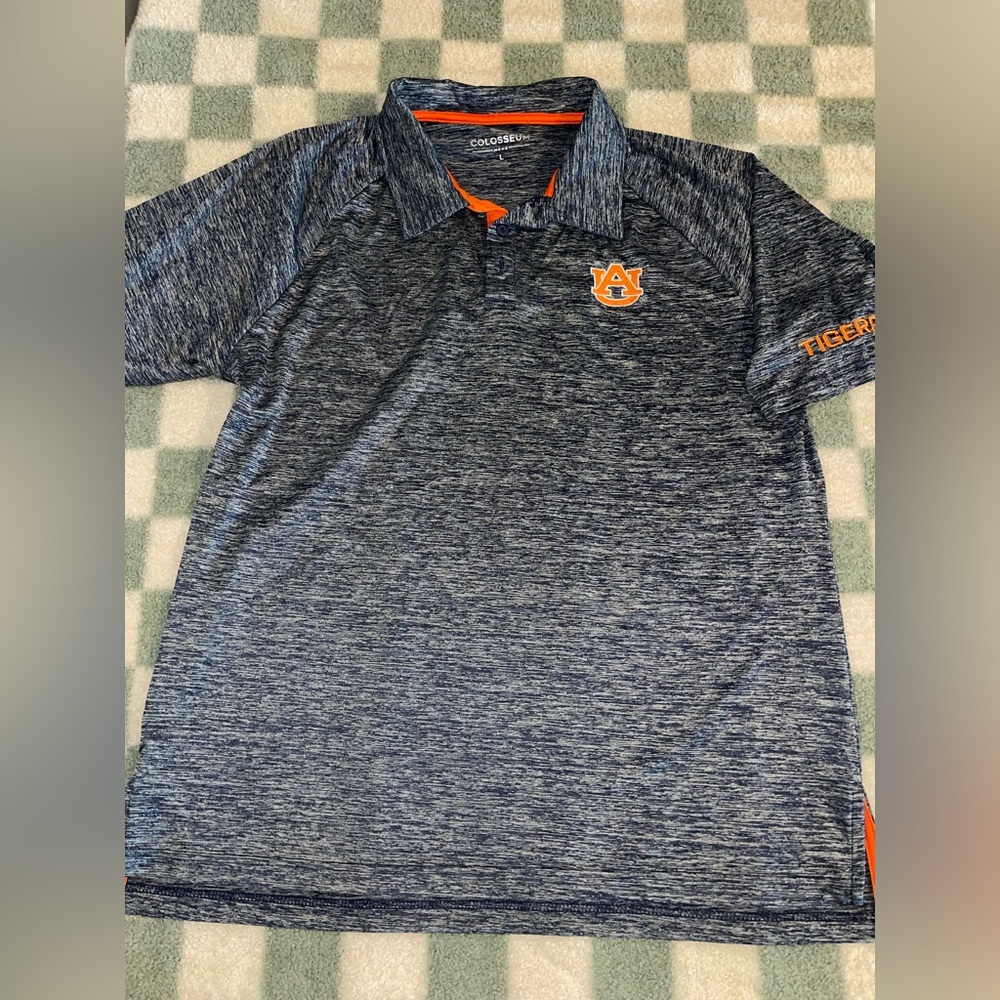 Colosseum Men’s Auburn Blue Polo Shirt